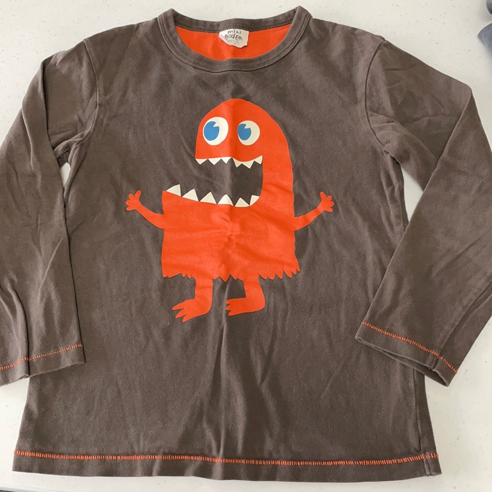 Mini Boden boy long sleeve shirt size 7-8